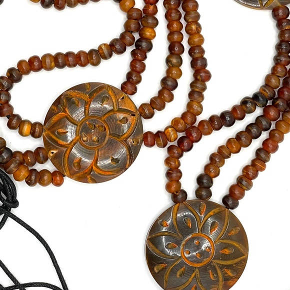 Bohemian Multi Strand Beaded Belt 53" - Picture 12 of 12